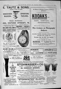 Antique Old Print 1901 Kodak Tautz Stohwasser Ogden Cigarettes Florida Water