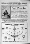 Old 1901 Eno'S Fruit Salt Mappin Brothers Jewellers Cheapside London Victorian