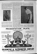 Antique Old Print 1901 Cricket Brodrick Chinnery Frank Townsend Birds Custard