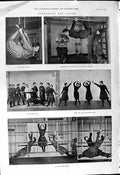 Old 1901 Ladies Gynastics Flying Rings Ladders Fencing Ascot Horses N Victorian