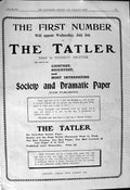 Antique Print 1901 Tatler Society Dramatic Paper Clement Shorter New Street
