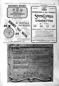 Old Print 1901 Gautiers Brandy Cigarettes Ogdens Buffet Earls Court Maple 20th