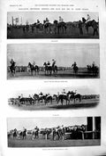 Old 1901 Doncaster Horse Racing Sport St. Leger Tattersallmaher Lane Victorian