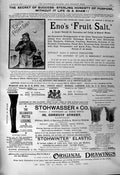 Old 1901 Eno'S Fruit Salt Stohwasser Carter'S Liverpills Benson Watch 20th