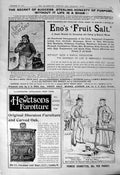 Antique Print 1901 Eno'S Fruit Salt Pioneer Cigarettes Hewetsons Furniture 20th