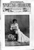 Original Old Antique Print 1901 Photograph Miss Nina Boucicault Beautiful Lady