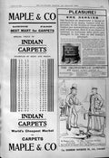 Old 1901 Maple Indian Carpets Aeolian Orchestrelle Cavendish Liverpoo 20th