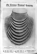 Antique Old Print 1901 Parisian Diamond Company Jewellery Burlington Arcade