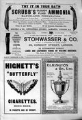 Old Print 1901 Scrubb'S Ammonia Hignett Cigarettes Elkington Mappin Webb 20th