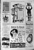 Old 1901 Quaker Oats Beechams Pills Canadian Whisky Mappin Webb Watch Victorian