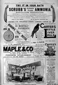 Old Print 1901 Scrubb'S Ammonia Carters Liver Pills Maple Willcocks Sword 20th