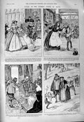 Antique Print 1901 Tayles Dunmow Elitch Bacon Aubry Falstaff Theatre Scenes