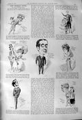 Old 1901 Captious Critic Theatre Grossmith Ayde Druce Nugent Dachshun Victorian