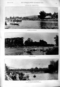 Old 1901 Marlow Regatta Broxbourne Reading Boats Horse Racing Ostend Victorian