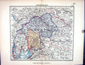Old Stanford Map 1885 Westmorland Kendal Barnard Castle Ulverston Kes Victorian