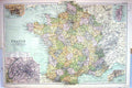Old France Plan Havre Paris Riviera Bay Biscay Channel Map Bacon 1911 0 20th