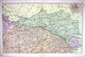 Antique Print Map Bacon 1911 Austria Hungary Plan Budapest Komorn Troppat 0 20th