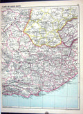 Old Cassell Map 1920 Africa Port Elizabeth Cape Hope Transvaal Johann 20th