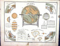 Old Emil Von Sydow?S Schul-Atlas 1870 Erd-Globus Bohem Planet Earth 0 Victorian