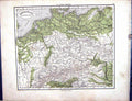 Old Emil Von Sydow?S Schul-Atlas 1870 Map Deutschland Germany Holland Victorian