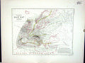 Original Old Antique Print Hyetographic Rain Europe Johnston Map 1856 Victorian