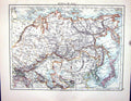 Old Johnston Map 1898 Russia Asia Chinese Empire Corea Japan Formosa Victorian