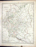 Old Chambers Gellatly Map 1855 Russia Europe Taurida Kherson Bothnia Victorian