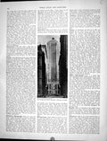 Antique Print Collier Photograph 1936 Board Trade Building Chicago Illinois