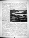 Antique Old Print Mountains Hudson River Valley America Railway Collier 1936