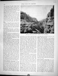 Original Old Vintage Print Bad Lands South Dakota America Collier 1936 20th
