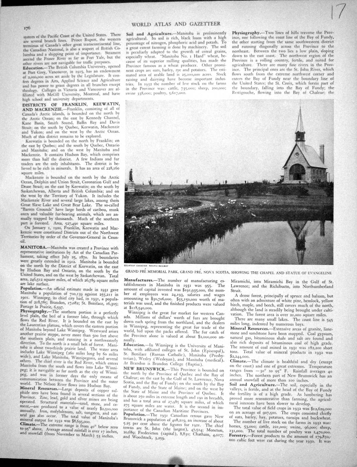 Old Collier 1936 Grande Pre Memorial Park Nova Scotia Chapel Evangeli 20th