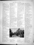 Antique Old Print Collier 1936 His-An Manchukuo Unpaved Street Scene People