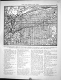 Old Collier Map 1936 Plan Kansas City Missouri United States America 20th