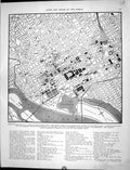 Old Collier Map 1936 Plan Washington Capital United States America Po 20th
