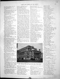 Antique Old Print Collier 1936 Opera House Vienna Austria French Renaissance