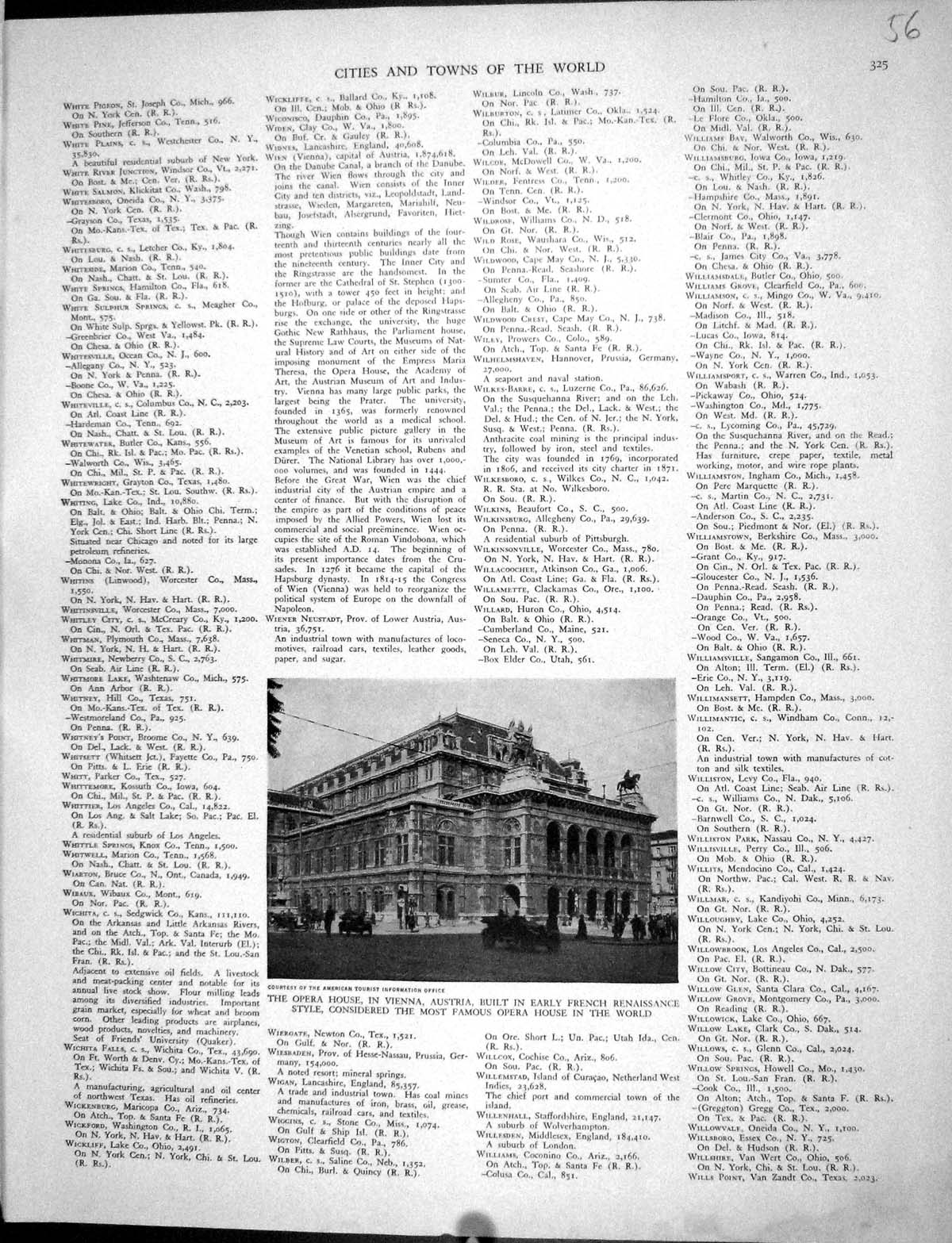 Antique Old Print Collier 1936 Opera House Vienna Austria French Renaissance
