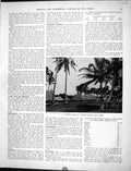 Old Vintage Print Collier 1936 Native Village Apia Samoa Morlaix France 20th