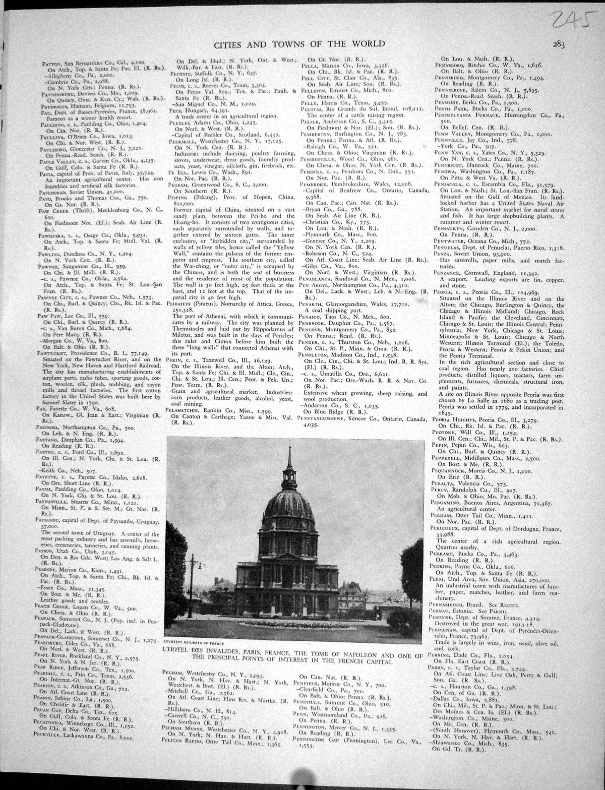 Antique Print Collier 1936 L'Hotel Des Invalides Paris Tomb Napoleon China 20th