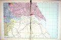 Old Antique Print Bacon Map 1883 Yorkshire England Hull River Humber York 19th