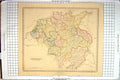 Antique Old Print Map 1839 Germany Austria Westphalia Bohemia Dutchy Silesia