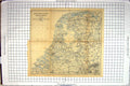 Antique Print Map Nederland Pays-Bas Amsterdam Rotterdam Friesland Drenthe
