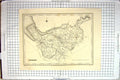 Antique Old Print Walker Map Cheshire England Northwich Chester Macclesfield