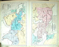 Old Philip Map C1855 Ninus Semiramis Pentapolitan War Sesostris Arabi Victorian