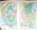 Old Philip Map C1855 Roman Vindelicia Rhaetia Noricum Pannonia Illyri Victorian