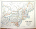 Antique Old Print Fullarton Map United States North America Pennsylvania Ohio