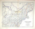 Old Fullarton Map United States North America Pennsylvania Washington