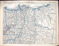 Old Print C1860 Lowry Map America Pennsylvania Ohio Rhode Island Portland 19th