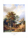 Antique Print NettlefGrundy 1933 Oil Painting Landscape Trees Donkey Samuel