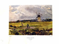 Old Vintage Print NettlefGrundy 1933 Water View Windmill Thomas Collier 20th