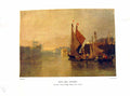 Antique Print NettlefGrundy 1933 Oil Painting View Yarmouth Bridge Breydon 20th